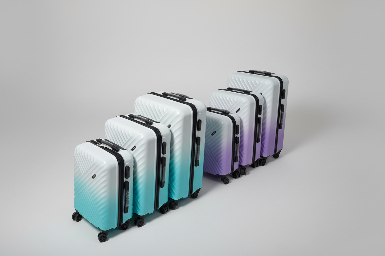 Premium 3-Piece ABS Hardshell Luggage Set (20"/24"/28")