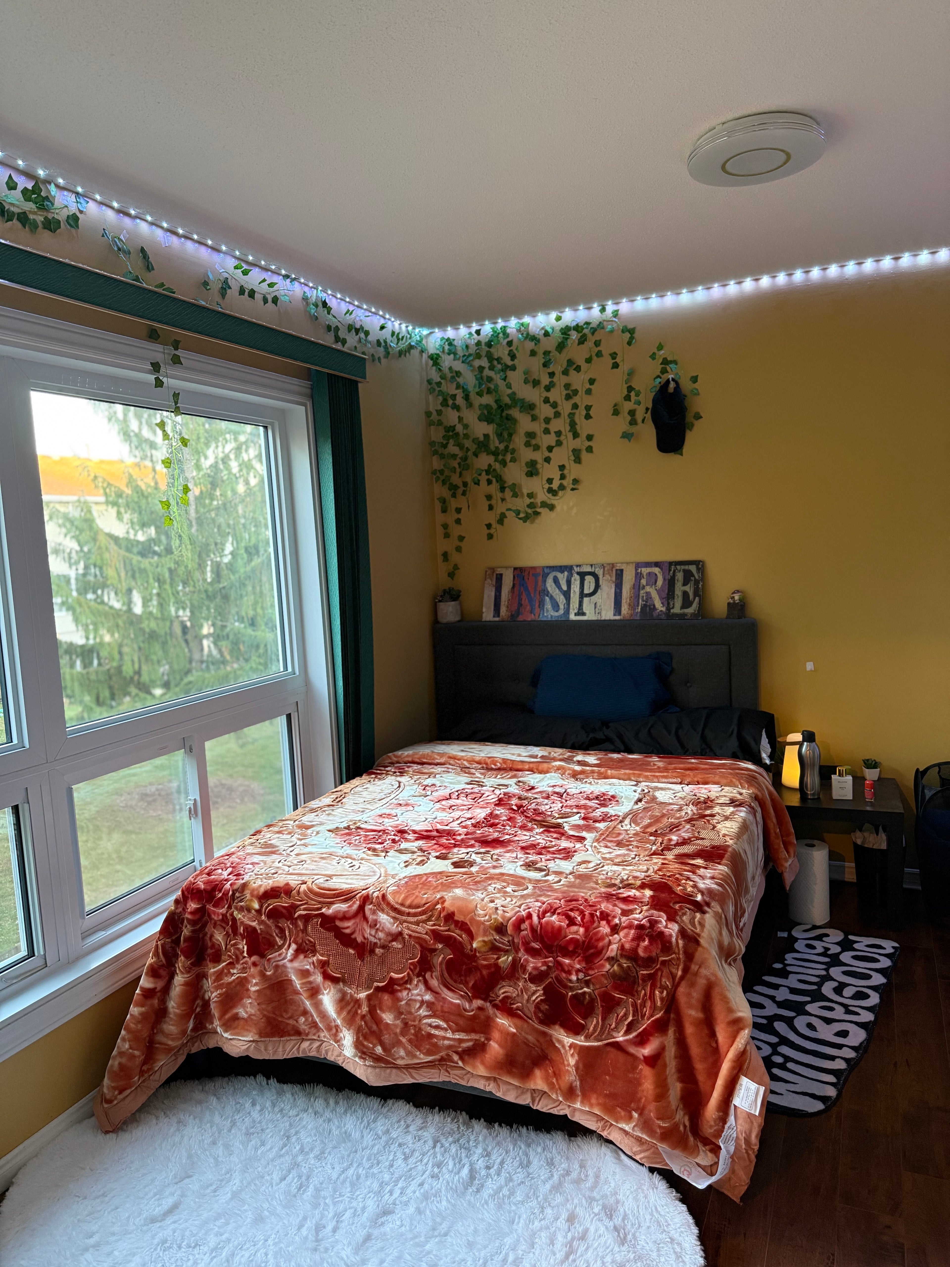 Royal Plush Heavyweight Mink Blanket - Floral Series (Queen/King Fit)